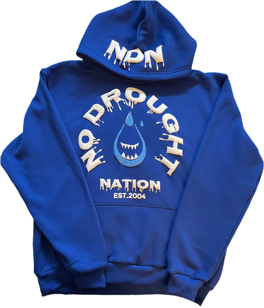 NO DROUGHT NATION PUFF PRINT HOODIE