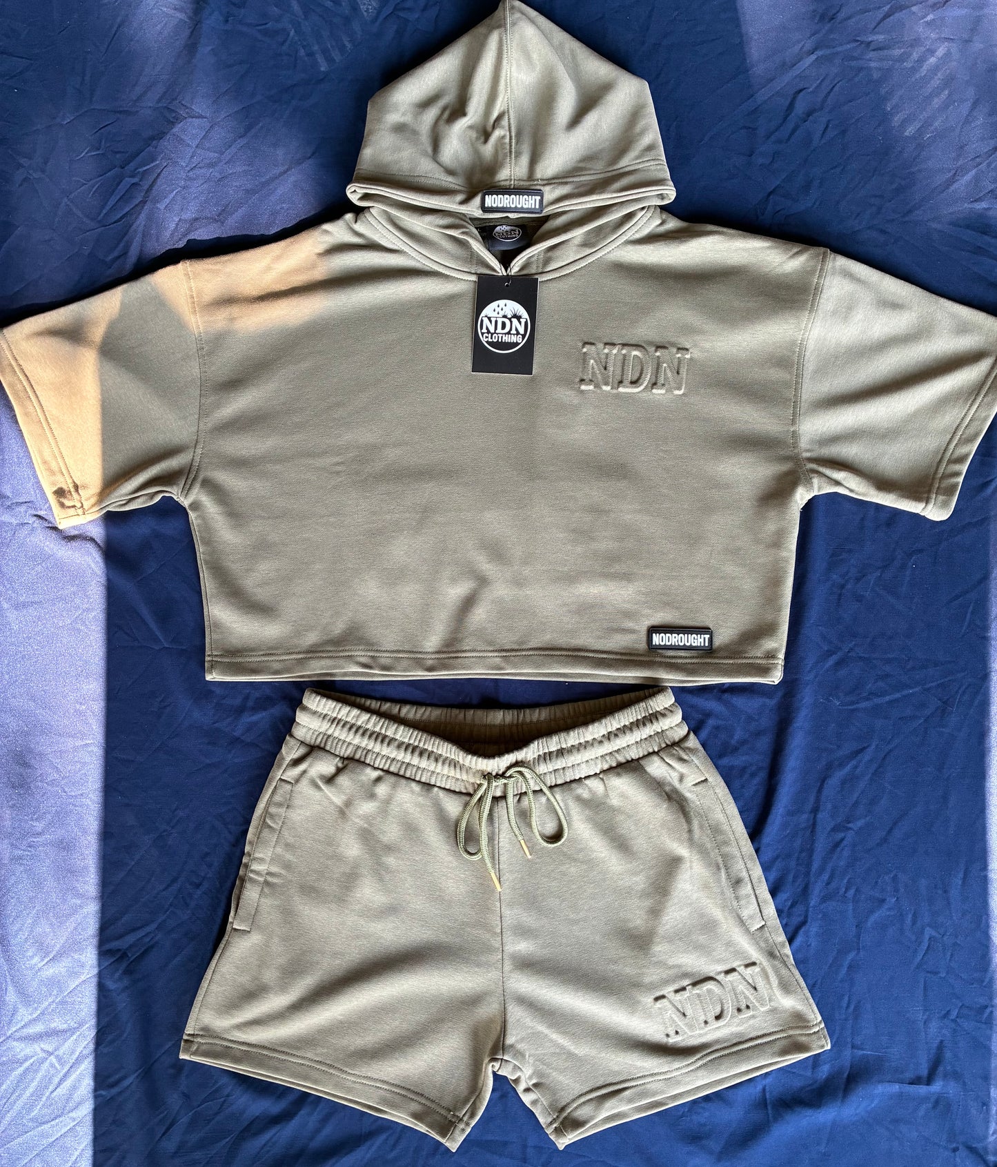 NDN Women’s Oversized Cropped Short Set